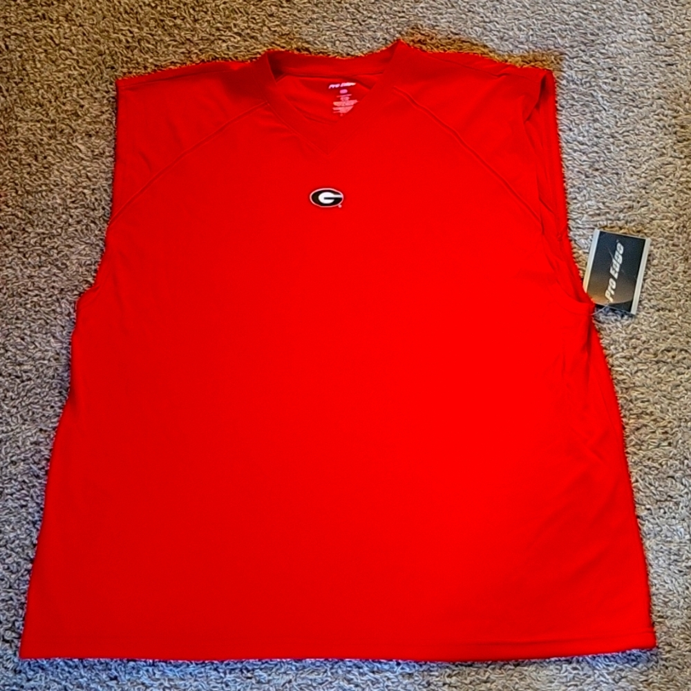 UGA Sleeveless shirt, XL and 2XL, Red